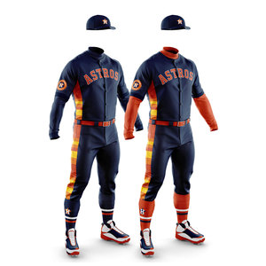 Uniforme de baseball à manches courtes de haute qualité pour l'entraînement, vêtements de sport à faible MOQ, ensemble d'uniformes de baseball confortables - Product Image 1