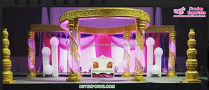 Mandap Mandap คริสตัลแต่งงานแบบดั้งเดิมของชาวฮินดู,Mandap คริสตัลไฟสำหรับงานแต่งงานอินเดีย - Product Image 2
