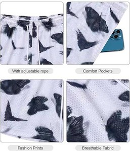 Pantalones Cortos Deportivos Sublimados Transpirables Personalizados para Hombre, Ropa Deportiva de Secado Rápido para Gimnasio y Running - Product Image 4