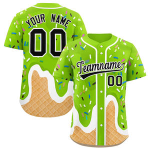 Maillot de baseball unisexe en gros personnalisable avec logo brodé, nom, boutons, couleur unie, blocs de couleur, sublimation, respirant, design imprimé - Product Image 3