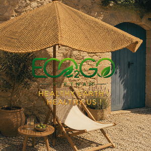 Sombrilla de Fibra de Coco Natural Hecha a Mano para Jardín, Patio, Playa, Resort, Hotel, Parasol, Fabricada por Eco2go Vietnam - Product Image 6