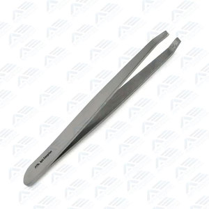 Pinzas para Extensión de Cejas, Herramientas de Cuidado de Belleza, Punta Inclinada, Pinzas Profesionales de Acero Inoxidable para Cejas - Product Image 4