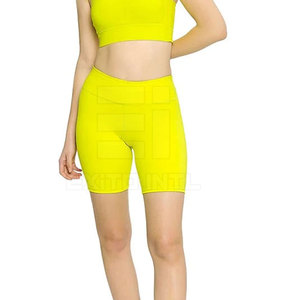 Shorts de yoga sans couture respirants pour femmes, taille haute, séchage rapide, écologiques, pour la gym et le fitness, vente en gros en vrac, usine OEM - Product Image 2