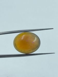 Opale de feu naturelle dorée de qualité supérieure, taille ovale, pierre précieuse non montée, 11,15 carats, 15,70x19,20 MM, pour la fabrication de bijoux - Product Image 3