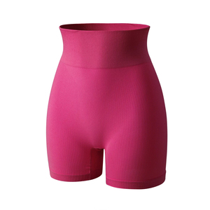 Ensemble de yoga et de sport pour femmes, personnalisé, écologique, de haute qualité, léger, respirant, sans couture, short taille haute et soutien-gorge de sport - Product Image 5