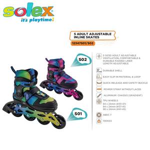 Patines de Ruedas al por Mayor con 4 Ruedas, 5 Tamaños Ajustables, Patines en Línea para Adultos y Niños - Product Image 3