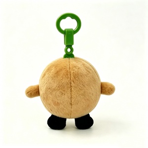 <b>Customized</b> Potato plush <b>keychain</b>, mini potato bag charm, kawaii vegetable plush pendant, round potato stuffed keyring - Product Image 1