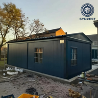 Cabane mobile de conception contemporaine de 20 pieds, maison préfabriquée modulaire en conteneur pour une utilisation en extérieur