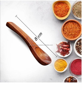 Cuchara de té Matcha de madera de lujo con mango para medir y regalos de negocios con producción de fabricación de color de madera natural - Product Image 4