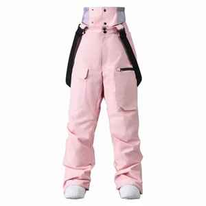 Pantalon de ski unisexe SUMROOS chauffant, respirant, imperméable, coupe-vent, imprimé, cargo, jambe large, coupe ample, fermeture éclair - Product Image 3