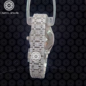 Charm Jewells Luxury Stainless Steel <b>Watch</b> 42mm Round Dial Quartz Movement Luminous Folding Clasp Women Fashion Design - Product Image 5