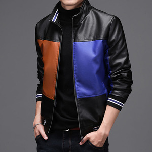 Nouvelle Veste Moto en Cuir pour Homme 2026, Col Montant, Imperméable, Coupe-Vent, Logo Avant en Toile, Hiver, Service OEM - Product Image 4