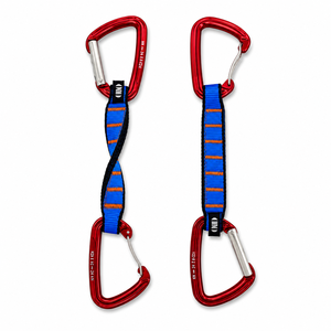 Sangle d'escalade HM en nylon de 16 cm pour chien, type os, à dégagement rapide, couleur personnalisable, design léger de 18 g, 2 boucles et logo tissé - Product Image 5