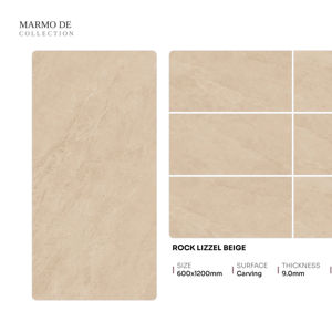 Paneles de Porcelana Tallada Grand Textureline 60X120CM 600X1200MM 24X48 Acabado Esculpido Premium Para Espacios Arquitectónicos de Lujo - Product Image 1