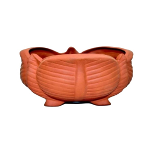 Pot de fleurs en terre cuite artisanal, écologique, pour jardinage extérieur, design Art Déco moderne, pour les célébrations de Diwali, maison de retraite - Product Image 1