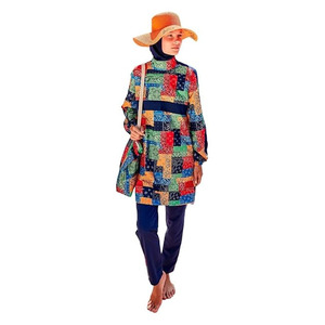 Vêtements de sport pour femmes, légers, respirants, à séchage rapide, modestes, pour le yoga, en polyester et coton, manches longues, vêtements de sport musulmans pour la salle de sport - Product Image 3