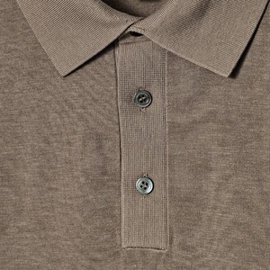 Chemises polo en coton respirantes pour hommes Dark Mole Summer - Product Image 6