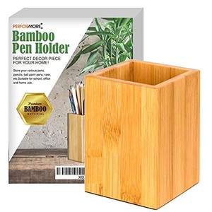 Bamboo Wood wooden <b>bookends</b> and desk organizers OEM Custom Wholesale | Aqdus Saleem India - Product Image 3