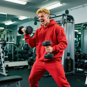 Chándales Deportivos Unisex de Alta Calidad, Fabricantes Personalizados, Sudaderas Extra Grandes de Algodón Sólido para Hombre - Product Image 4