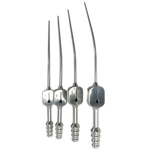 Tube d'aspiration malléable Symmetry style Fukushima 4, 5, 6, 7 Fr en acier inoxydable de qualité, ensemble d'instruments de chirurgie générale - Product Image 2
