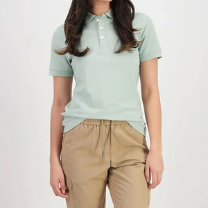 Camiseta Polo de Alta Calidad para Mujer, Fabricada en EE. UU., Ropa Deportiva de Algodón Suave, Proveedor al por Mayor - Product Image 6