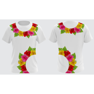 T-shirts décontractés imprimés par sublimation à prix de gros, style polynésien, manches courtes, coupe classique, pour l'été et la plage - Product Image 1