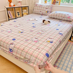 ผ้าปูที่นอนแบบเรียบ โพลีเอสเตอร์/คอตตอน 300 เส้นด้าย ลายเรียบ สีชมพู สีฟ้า สำหรับผู้ใหญ่ ใช้ได้ทุกฤดู ระบายอากาศได้ดี เหมาะสำหรับใช้ในบ้านและโรงแรม - Product Image 6