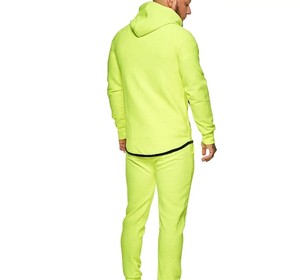 Conjunto Deportivo con Capucha para Hombre, Estilo Casual, Corte Regular, Algodón, Diseño Sólido, Ecológico, para Invierno - Product Image 6
