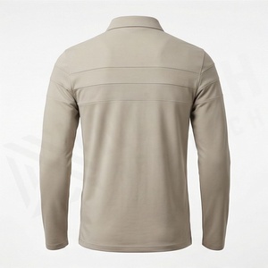 Vente en gros de polos pour hommes sur mesure avec logo imprimé, nouveau design, couleur unie, tissu tricoté, fabriqué au Pakistan - Product Image 2