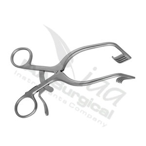 Medical Surgical Hospital Adson Self-<b>retaining</b> Cerebellar Retractor IAA SURGICAL INSTRUMENTS IAI-SR-50 Class II Instrument Set - Product Image 5