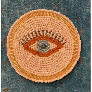 Handmade Vintage-Inspired Decorative Bead Coffee Mug Coasters <b>Table</b> <b>Protection</b> Mats & Pads for Wedding Decor Made in India - Product Image 6