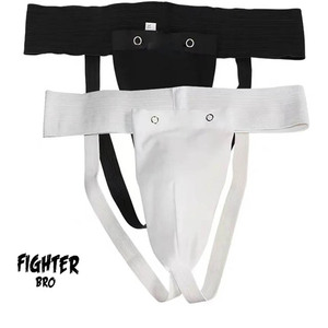 Muay Thai Groin Protector with Plastic Cup Elastic <b>Athletic</b> <b>Support</b> Professional Sparring Training Custom Size - Product Image 2