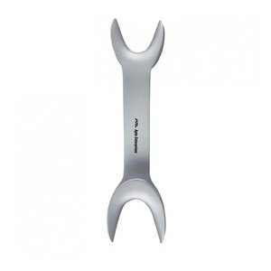 Retractor de Mejillas de Doble Extremo en Forma de V de Acero Inoxidable 40/45mm x 170mm Instrumento Dental Autoclavable de Apto Enterprises - Product Image 3