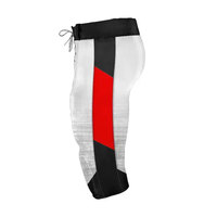 Ensemble de maillots de football américain personnalisés, rouge et noir, sublimés, respirants, ajustés, pour hommes adultes, numéros d'équipe 22