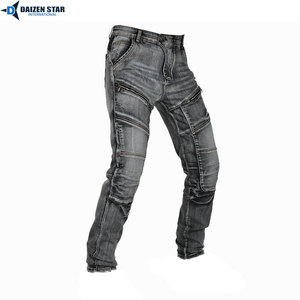 Pantalones Vaqueros de Motocicleta Reforzados con Aramida DAIZEN STAR para Hombre, Armadura de Rodilla CE, Tela de 220g, para Todas las Estaciones - Product Image 2