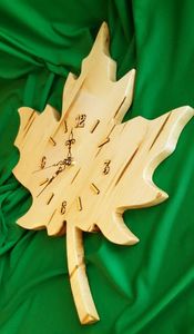 Reloj de Pared de Madera Colgante de Diseño Moderno, Hecho a Mano, Decorativo, Analógico, para Sala de Estar, Oficina en Casa, Regalo Decorativo - Product Image 1