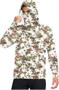 Chemises de chasse à manches longues de haute qualité pour hommes avec capuche et buff - Product Image 3