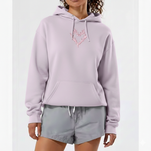 Ladies Solid Relax Fit Oversized Fleece Hoodie Casual Soft Warm Pullover Long Sleeve 100% Cotton Quick Dry Breathable Lined - Product Image 3