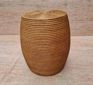 Table d'appoint en osier faite à la main de haute qualité meubles en osier écologique meubles en rotin naturel - Product Image 2