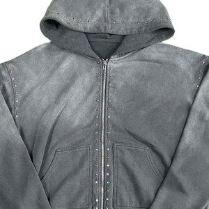 Sudaderas con capucha personalizadas de último diseño para hombre, estilo desgastado, para adultos, diseña las tuyas propias, de alta calidad, ropa informal de invierno, precio al por mayor. - Product Image 4