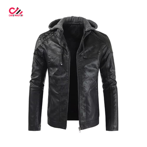Nouvelle arrivée tendance, veste en cuir véritable pour homme de haute qualité, logo personnalisé, respirante, chaude pour l'hiver, veste en cuir pour homme - Product Image 3
