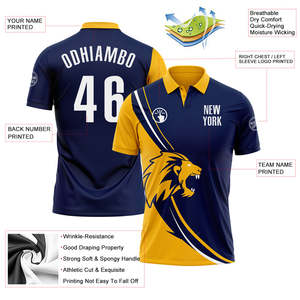 Fabricante Profesional de Camisetas de Béisbol Tipo Polo, Camisetas Personalizadas para Equipos, Secado Rápido, Poliéster, OEM, Fábrica de Ropa al Por Mayor - Product Image 3