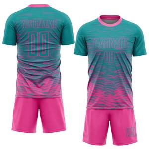 Ensemble de maillots de football imprimés sportifs tendance pour hommes, uniforme de football, maillots de football personnalisés, vêtements de football de club, maillot de football - Product Image 1