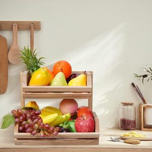 Cesta, cesta de madera compacta, cesta de madera profunda, cesta de madera ancha, cesta de madera estrecha - Product Image 2