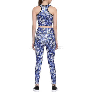 Conjunto de yoga cómodo para mujer, diseñado para inspirar confianza con patrones únicos y excelente transpirabilidad. - Product Image 2