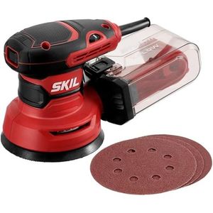 SKIL 5pc Random Orbital Sander Set with Cyclonic Dust Box & Sanding Sheets <b>Abrasive</b> <b>Tools</b> - Product Image 1