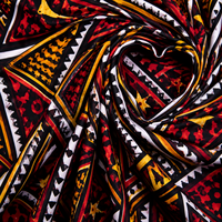 Kain Cetak Lilin Afrika Kain Katun Cetak Kain Ankara Kain Fashion Untuk Gaun Kaftan Pakaian Grosir Ekspor Inggris