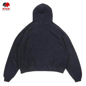 Sweat-shirt pour homme de qualité supérieure, style pull-over, tissu confortable avec broderie de logo personnalisée - Product Image 2