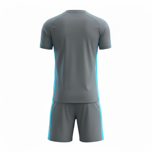 Conjunto Deportivo de Dos Piezas para Fútbol, Camiseta y Pantalones Cortos Unisex para Mujer, Secado Rápido, Ropa Deportiva para Gimnasio, Personalizable OEM - Product Image 2