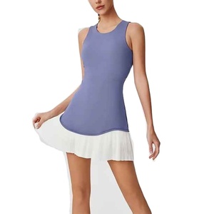 Top Fresh Active Wear Breathable Flexible Lightweight Smooth Modern Elegant Agility <b>Skirt</b> Top Women Tennis Uniform - Product Image 1